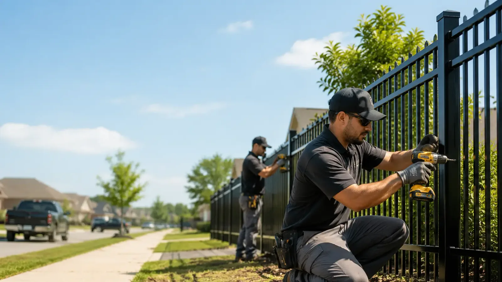 Metal Fence Installation in Mccaulley, TX